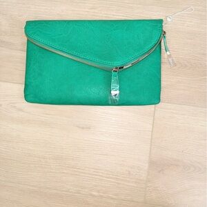 Elegant Green Clutch Bag